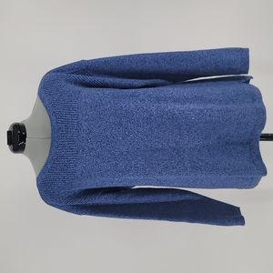 Talbots Marled Blue Boatneck Women's Petite Sweater, Size XLp